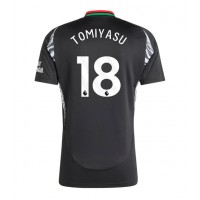 Echipament fotbal Arsenal Takehiro Tomiyasu #18 Tricou Deplasare 2024-25 maneca scurta